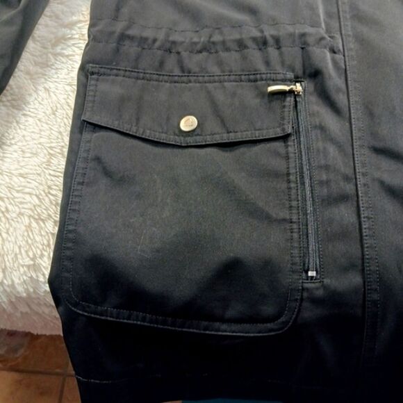 Liz Claireborne Water Resistant Mid Weight Softshell Hooded Jacket Women Medium - Picture 9 of 16